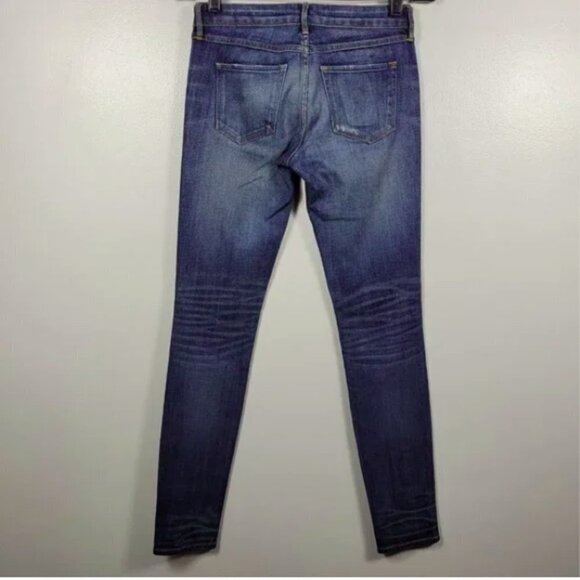 3x1 Women Blue Low Rise Skinny Denim Jeans Size 24 - Picture 4 of 10